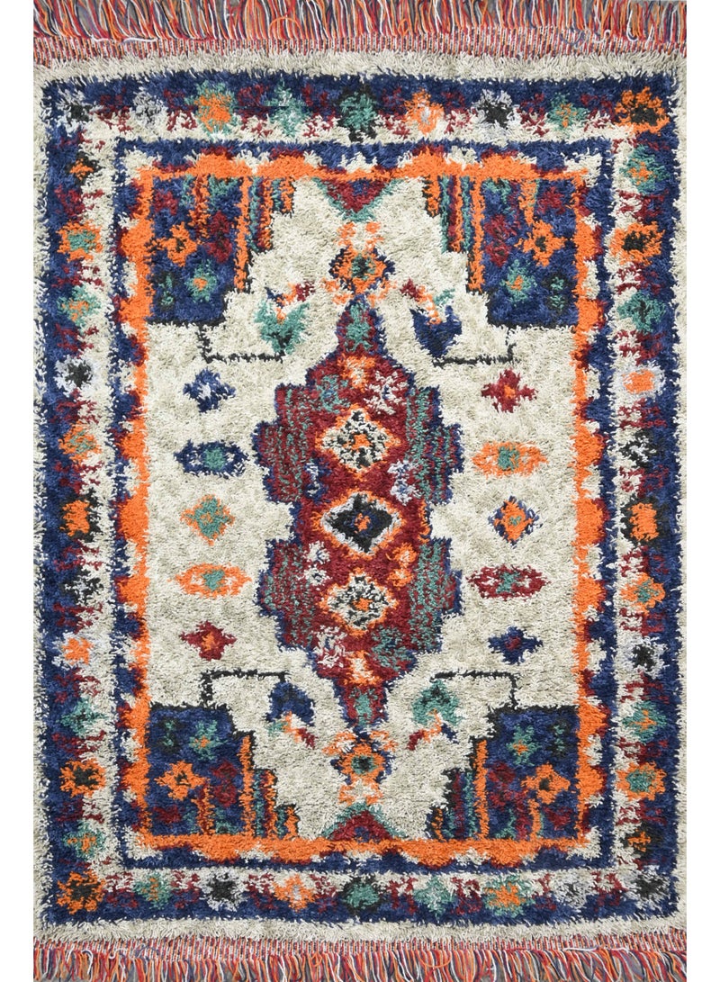 القفاري سجاد فرو البادية بتصميم تراثي، مثالي للمجالس والصالونات وغرفة المعيشة، 120X220 سم، تركواز